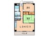 ボヌール 2LDKの間取り