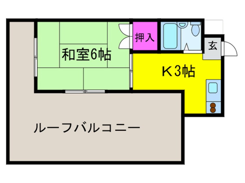 間取図 アベニュ－照ケ丘