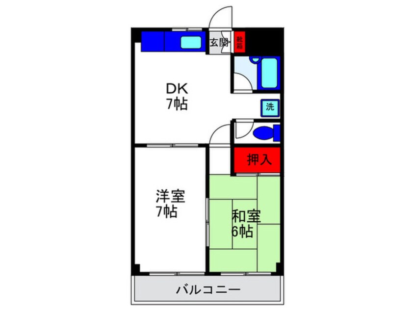 間取図 宮の前ハイツ