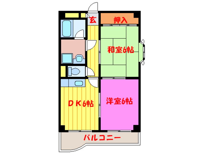 間取図 シャト－中野