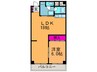 コンフォ－ル見浪 1LDKの間取り