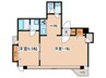 タイホ－・ル・グラン靭本町 2Kの間取り
