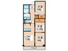 フォレスタ育和 3LDKの間取り