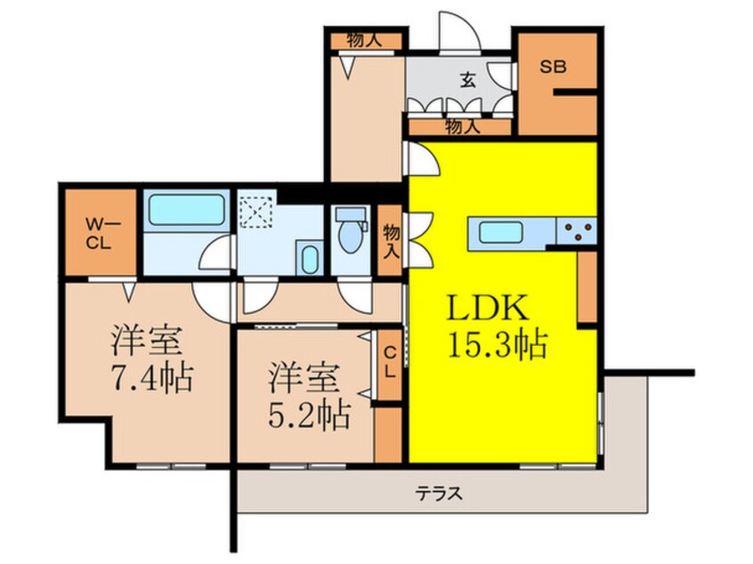 間取図 グランプルミエール