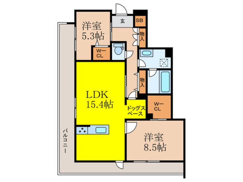 間取図 グランプルミエール