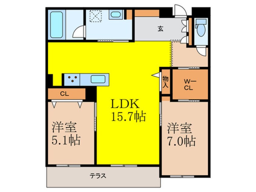 間取図 グランプルミエール