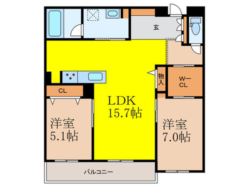 間取図 グランプルミエール