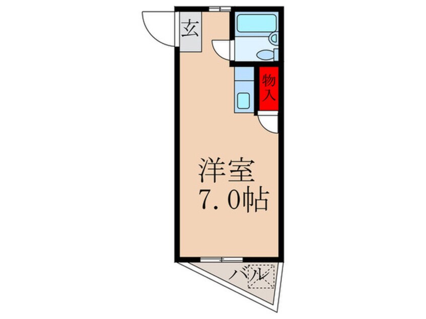 間取図 スカイ元町第５ビル