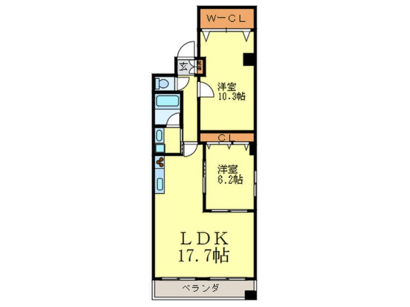 間取図 ｓａｗａｒａｂｉ御所