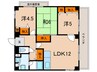 藤原ビルパートⅡ 3LDKの間取り