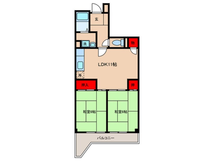 間取図 マンション辻田