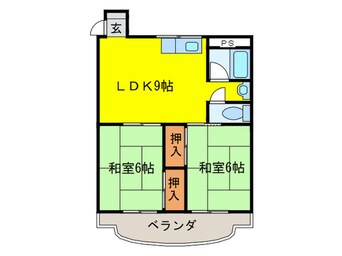 間取図 ニュ－ハイツ諏訪ノ森