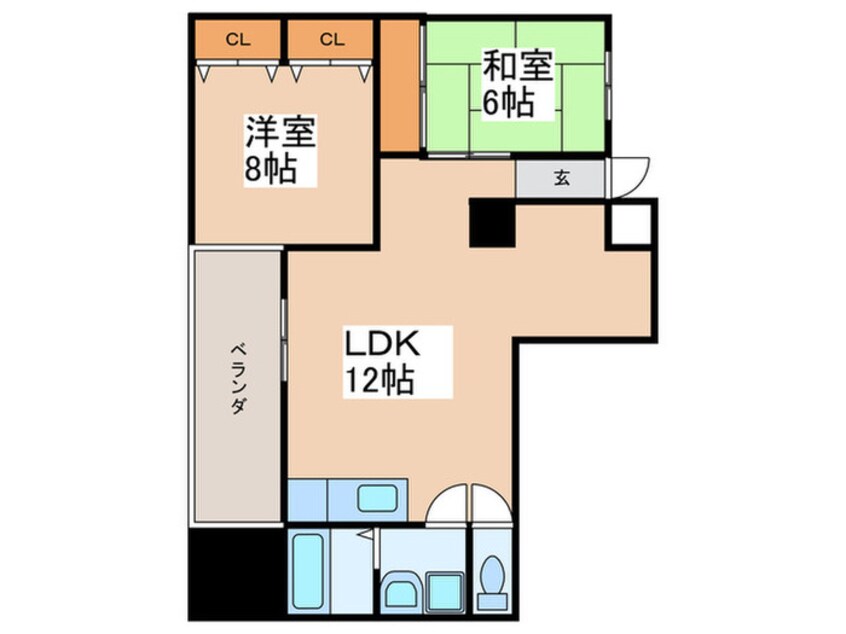 間取図 ガーデンコート山之内