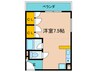 ファニーコートS 1Rの間取り