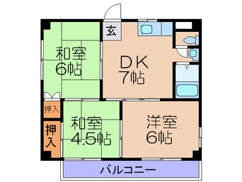 間取図 サンロード久保田