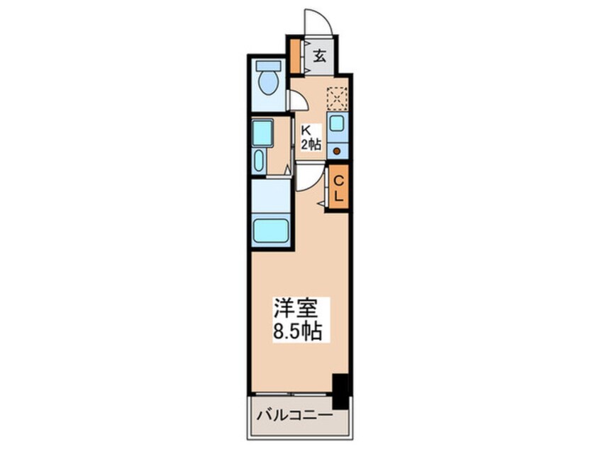 間取図 ＳＷＩＳＳ難波西