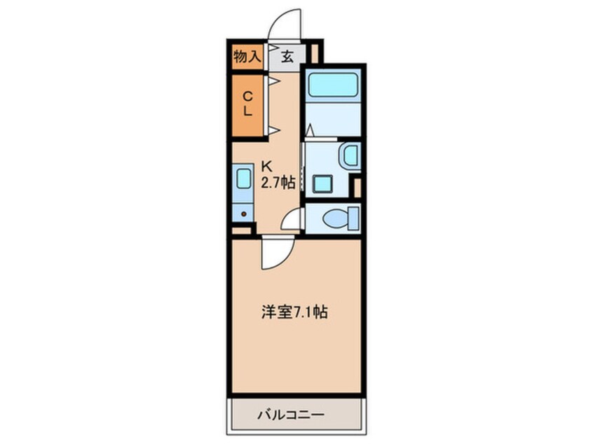 間取図 ヴェルメゾン　旭町