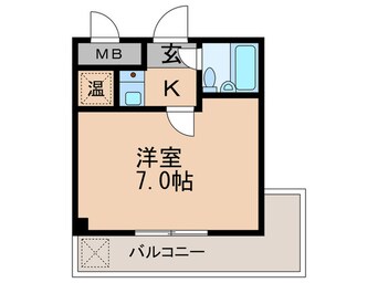 間取図 シャトウ十三