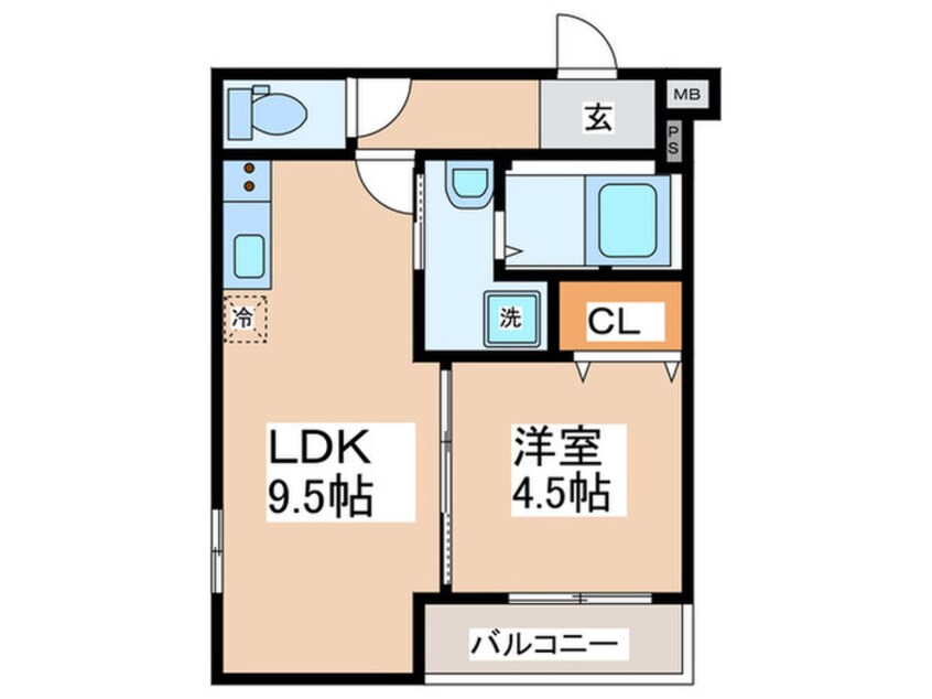 間取図 フジパレス和泉府中