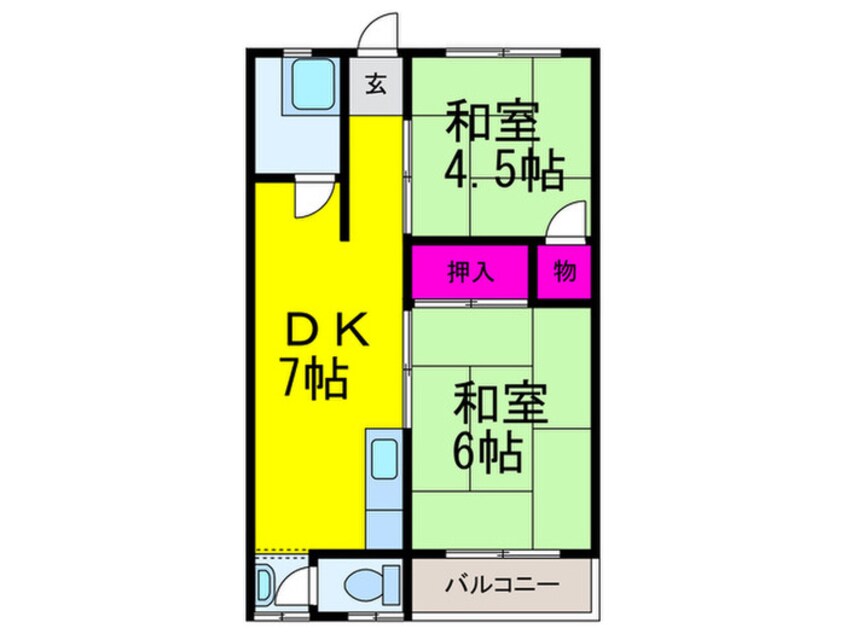 間取図 乾マンション