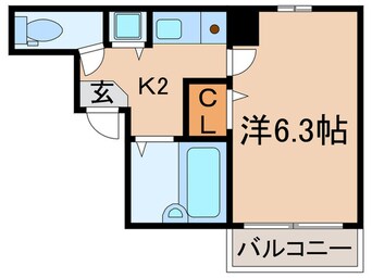 間取図 プレサンス内本町(904)
