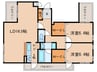 ソレイユ東園田 2LDKの間取り