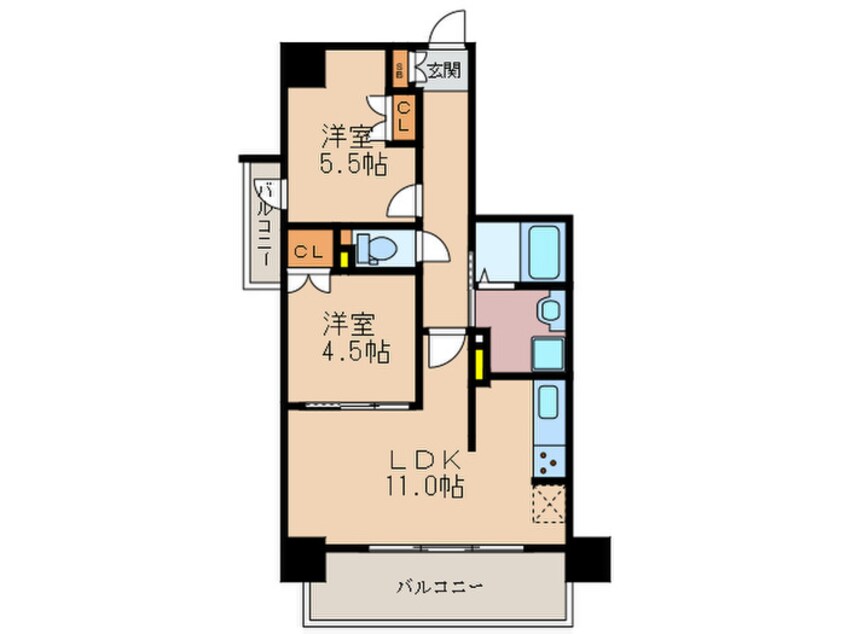 間取図 大拓ハイツ22