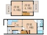 東野舞台町貸家 3Kの間取り