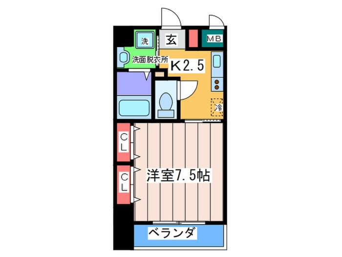 間取り図 パ－クヒルズ上本町壱番館