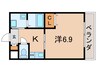 リープラス立花 1Kの間取り