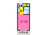 枚岡ＣＴヒルズ 1Rの間取り