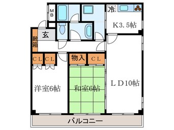 間取図 リッツ岡崎