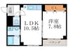 アルド－レ寺之内 1LDKの間取り