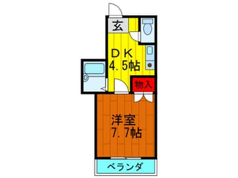 間取図 シャルマン大和田Ｐａｒｔ１