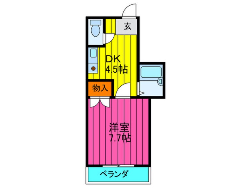 間取図 シャルマン大和田Ｐａｒｔ１