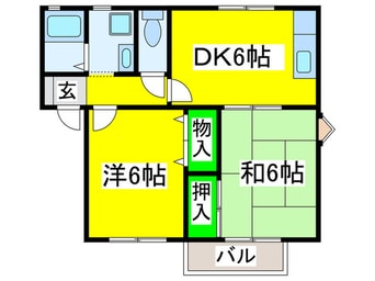 間取図 パセオ鳳北町