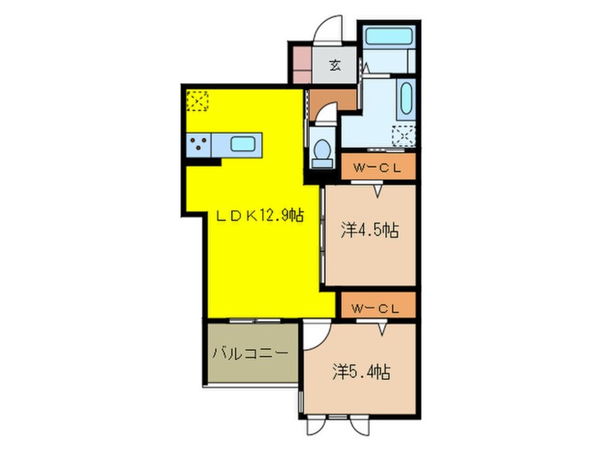 間取図 D-grace Wisteria AKASHI