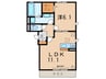 La maison du courage 1LDKの間取り