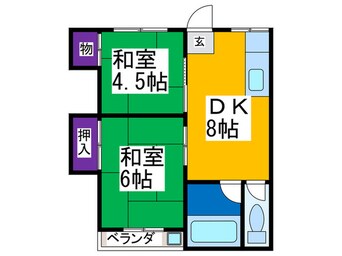 間取図 城間コーポ