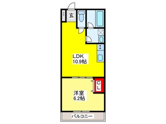 間取図 駅前つばきハイツ