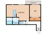 グランレーヴ上沢 1LDKの間取り