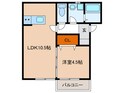グランレーヴ上沢の間取図