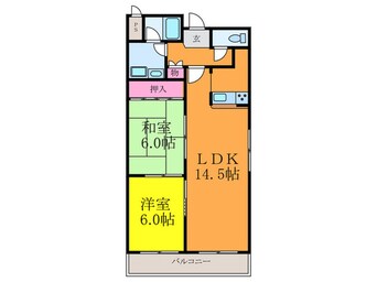 間取図 パ－クサイドマンション