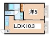 光洋マンション 1LDKの間取り