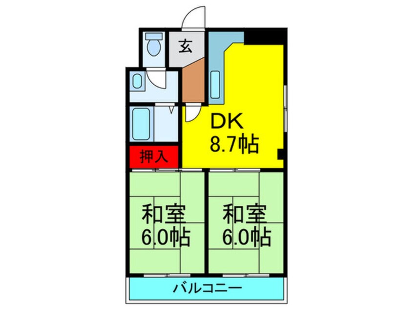 間取図 YOTハイツ