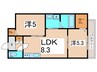 Alivio東大阪West 2LDKの間取り