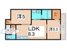 Alivio東大阪West 2LDKの間取り