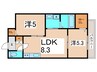 Alivio東大阪West 2LDKの間取り