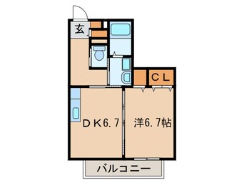 間取図 ｶｰｻﾄﾞｲｽ