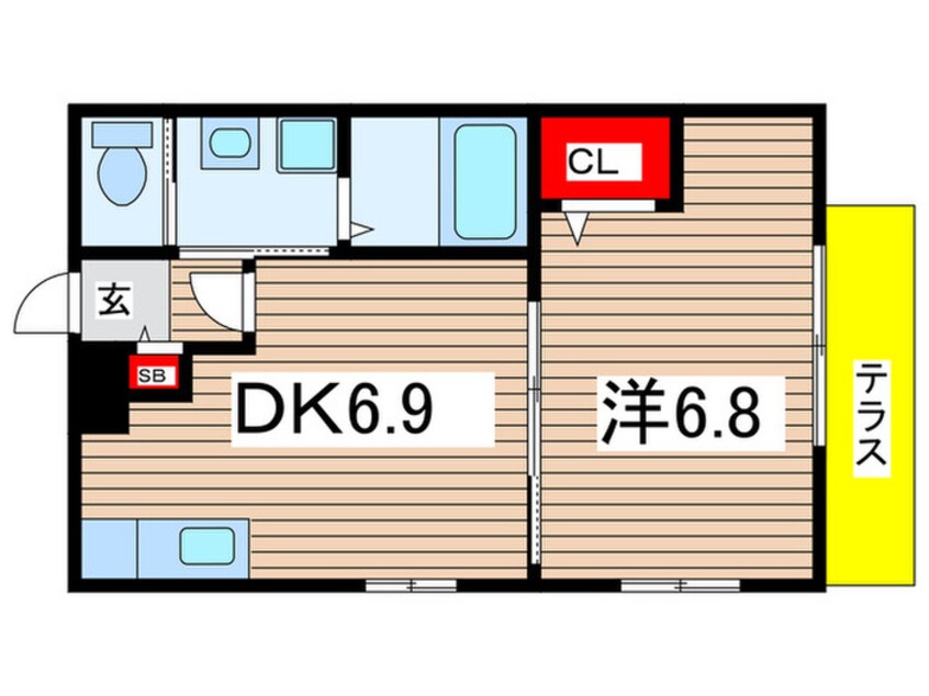 間取図 ｶｰｻﾄﾞｲｽ